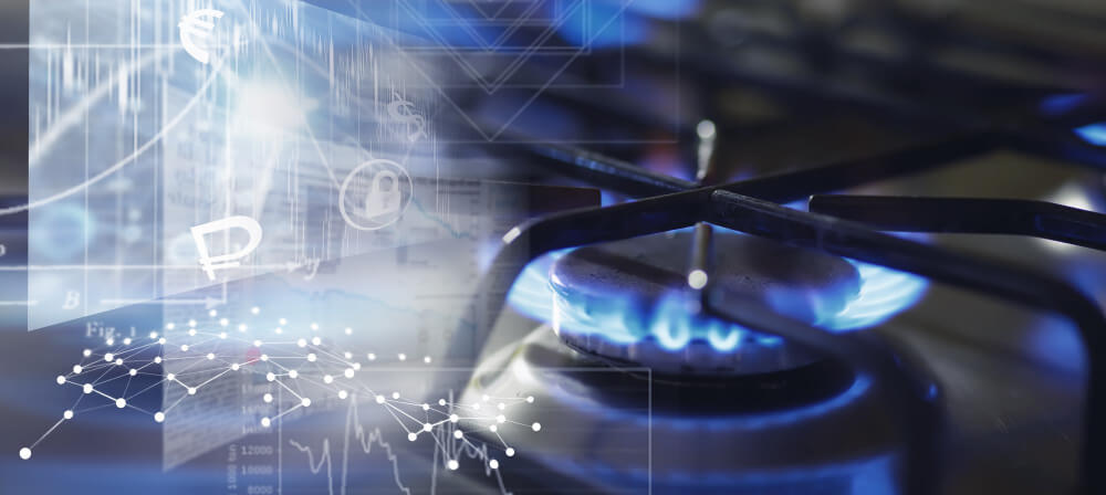 Prezzo gas in calo